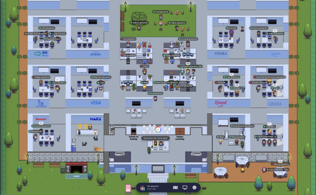 remote and hybrid onboarding - gather town